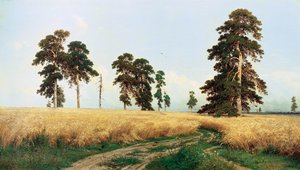 Çavdar Tarlası, 1878. by Ivan Ivanovich Shishkin