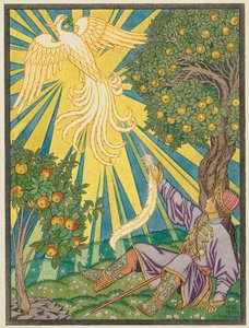 Ivan Tsarevich ve Firebird by Ivan Yakovlevich Bilibin