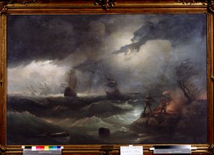 Peter I (ya da büyük by Ivan Konstantinovich Aivazosky