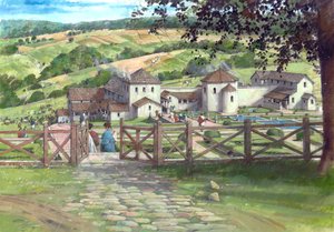 Büyük Witcombe Roman Villa, yaklaşık MS 250, 1990-2010