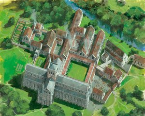 Waverley Manastırı, Farnham, Surrey, c1990-c2005 by Ivan Lapper