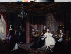 İmparatoriçe Büyük Catherine (Catherine II Romanov) by Ivan Osipovich Miodushevsky