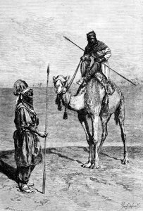 Tuaregler yolculukta, Kuzey Afrika, 1895. by Ivan Pranishnikoff
