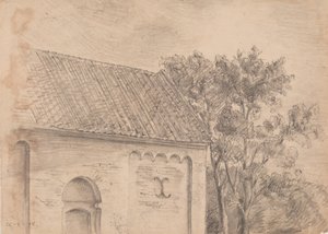 Ağaçlar ile kilise mimarisi by J.A. Jerichau (II)