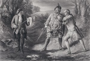 Rob Roy için İllüstrasyon (gravür) by J.B. (after) MacDonald