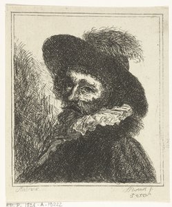 Şapkalı adam portresi by J.B. Bernaert
