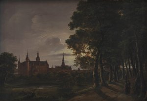 Mehtap tarafından Frederiksborg Kalesi by Johan Christian Dahl