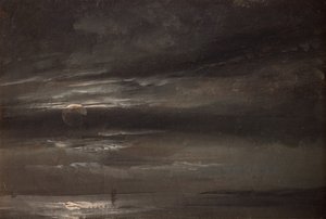 Denizin Üzerinde Ay Işığı by Johan Christian Dahl