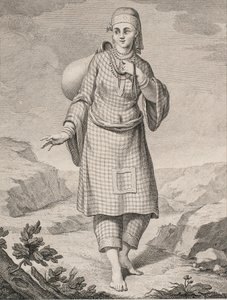 Su getiren bir Arap kadın by J.F. Clemens
