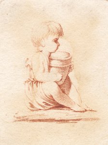 Biraz oturan çocuk by J.F. Clemens