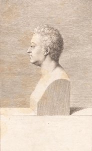 Bir erkek büstü by J.F. Clemens