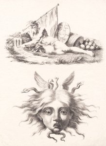 Öresund. Medusa başı by J.F. Clemens