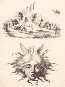 Öresund. Medusa başı by J.F. Clemens
