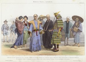 Moğol Irkı, Japonca (renkli gravür) by J.L. (after) Williams