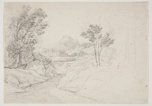 Derelere göre binalarla peyzaj çalışması. İtalya by J.L. Lund