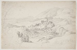 Olevano Romano. Sabinerbjergen
