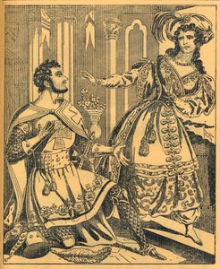 'Ivanhoe: Sir Brian de Bois Guilbert ve Rebecca', 19. yüzyıl