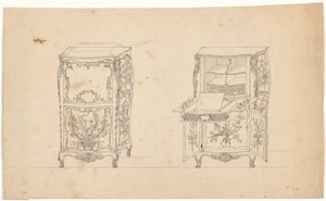 iki sekreter by J.L. Th. Baijer (attributed to)