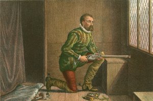 James Hamilton awaiting the approach of Regent Moray  by J.M.L. Ralston
