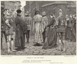 Richard II ve Kraliçe, Richard II, Perde V, Sahne I