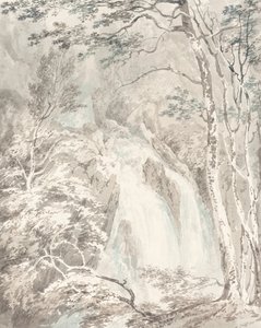 Bir Şelale, 17951796. by Joseph Mallord William Turner