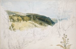 Lowther Castle Park Sahnesinin Uzaktan Görünümü, 1809 by Joseph Mallord William Turner