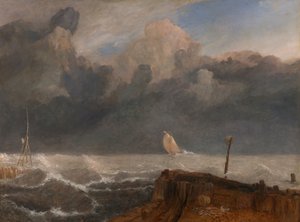 Port Ruysdael, 1826 ve 1827 arasında. by Joseph Mallord William Turner