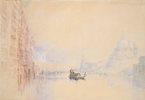 Venedik: Büyük Kanal, 1840 by Joseph Mallord William Turner