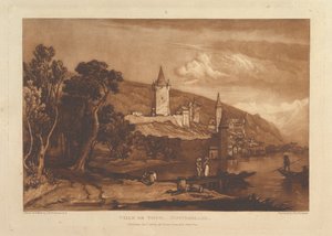 Ville de Thoon, İsviçre Liber Stüdyo Odası, Tüberküloz Kısmı, Plaka 2, 1 Ocak 1917. by Joseph Mallord William Turner
