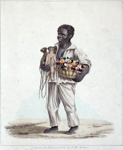 Karnavalda Kukla Satıcısı, Kingston, Jamaika by J.M. Belisario
