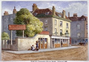 Old Goat and Compass Inn, Marylebone Road, Londra, 1868 by JT Wilson