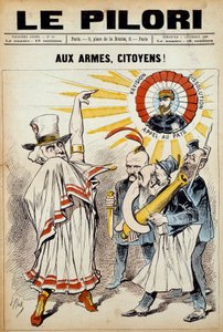 Gazetelerden biri “” boyunduruk”: “” vatandaşlara silah! “” 2 Aralık 1888