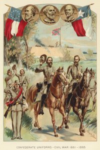 Konfederasyon Üniformaları, İç Savaş 1861-1865 (renkli taş)