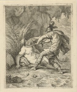 Peleus vangt Thetis Sahneler het leven van Achilles (dizi adı) Aşil