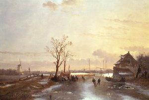 Kış Manzarası, 1853 by J. Anton Mignon
