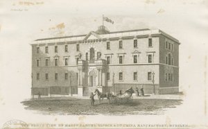 Burslem - Bay Samuel Alcock & Cos.'un fabrikası: çelik gravür, nd [?19.yüzyıl] (baskı) by J Barlow