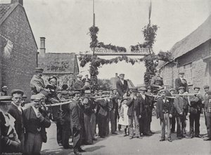 Corby Pole Fuarı, Başkanlık ve Poleing Ziyaretçileri by J. Benjamin Stone