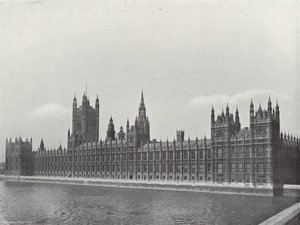 Westminster Sarayı by J. Benjamin Stone