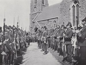 Tynwald Günü, Valiyi selamlıyor by J. Benjamin Stone