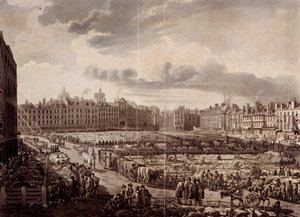 Smithfield Pazarı, Londra, 1811
