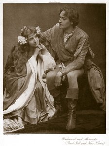 'Ferdinand ve Miranda', c1900. by J Caswall Smith