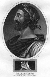 Charlemagne veya Büyük Charles, Frank Kralı ve Kutsal Roma İmparatoru, 1805.