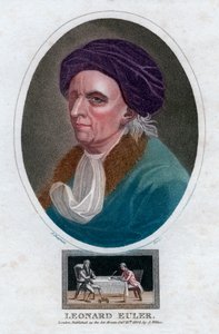 Leonhard Euler, 18. yüzyıl İsviçreli matematikçisi ve fizikçisi, 1804.