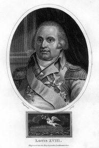 Louis XVIII, Fransa Kralı, 1820. by J. Chapman