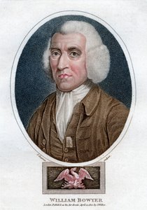 William Bowyer, 18. yüzyıl İngiliz yazıcısı ve edebi editörü, 1800. by J. Chapman
