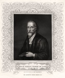Nicholas Ridley, Londra Piskoposu, 19. yüzyıl by J. Cochran