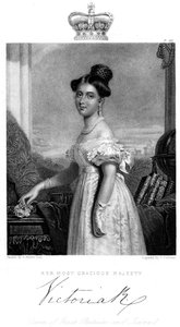 Victoria, Büyük Britanya ve İrlanda Kraliçesi, c1838