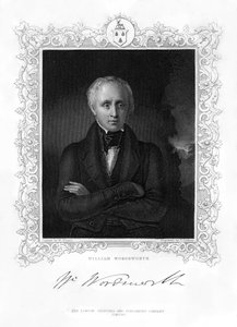 William Wordsworth, İngiliz romantik şair, 19. yüzyıl.