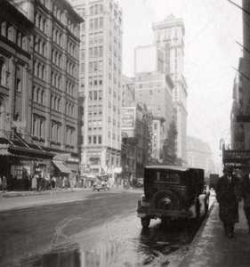 Broadway ve Times Building, New York City, ABD, 20. yüzyıl by J. Dearden Holmes