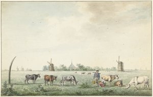 Amstelveen köyü by J. Dirksen